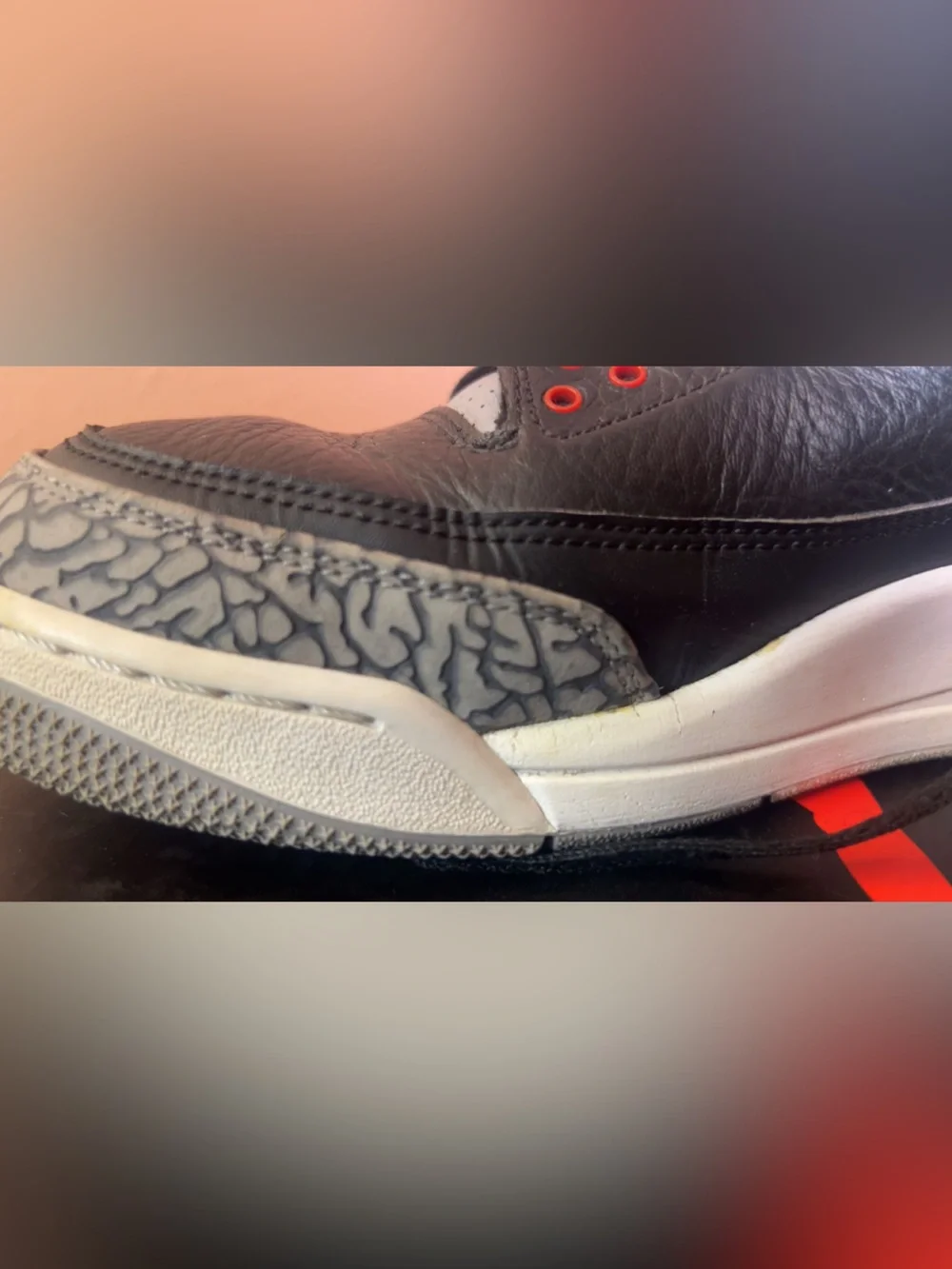 Nike Air Jordan 3 Retro Black Cement 2018 Men’s Size 10 Sneakers 854262-001